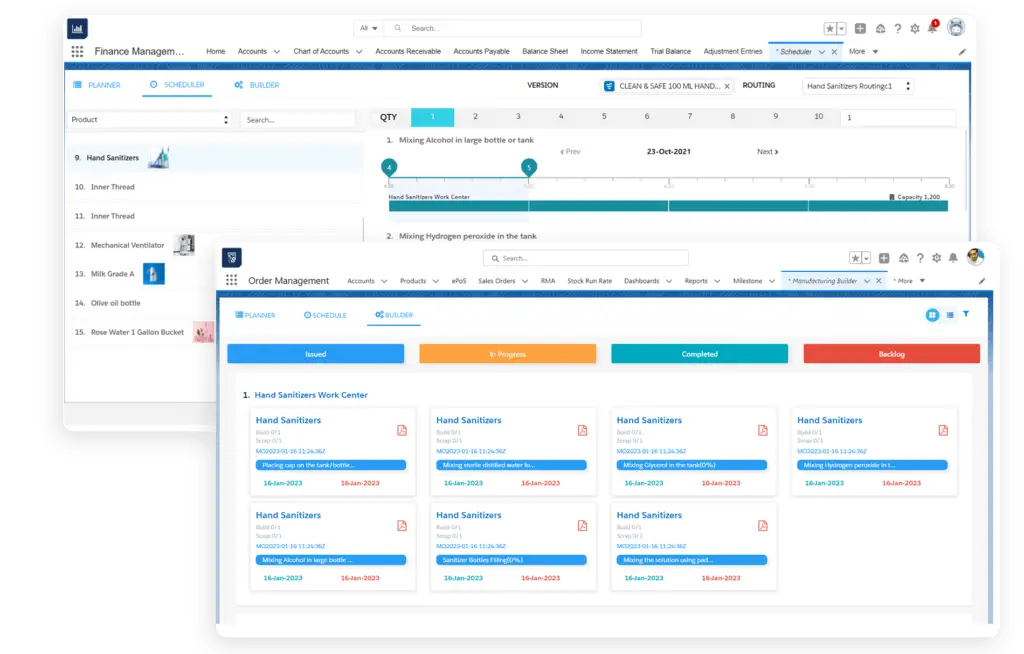 Scheduler-builder