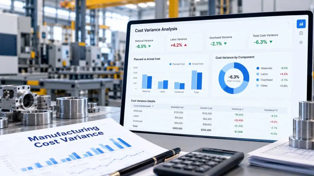 Manufacturing-Cost-Variance-Dashboard